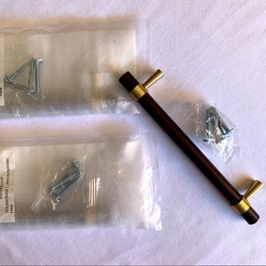 Oil Rubbed Bronze & Gold | Pull Handle 5" Center